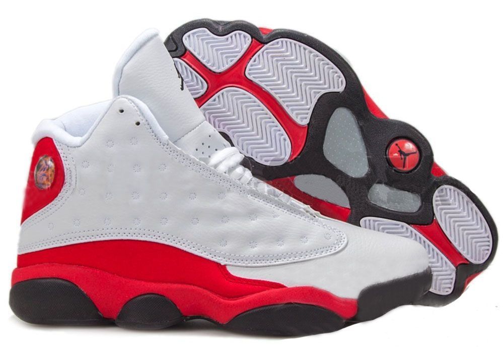 jordan 13 retro white and red